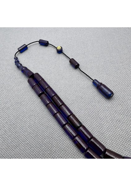 Erkan Çubukçu Usta Işçilikli 6.5X10.5MM Kesme Sıkma Kehribar Tespih indirimleri