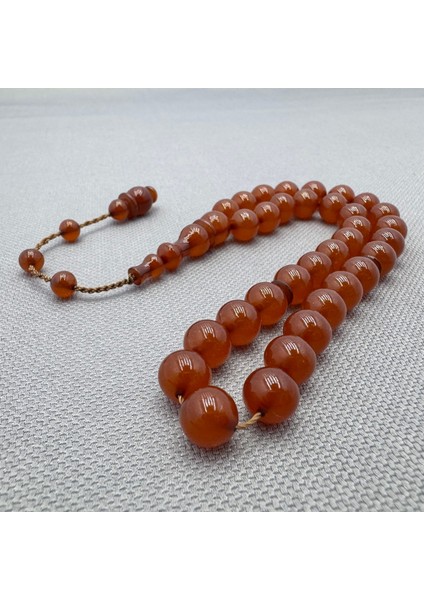 Usta Işçilikli Küre Model Buğulu Hamur Sıkma Kehribar Tespih fiyatları