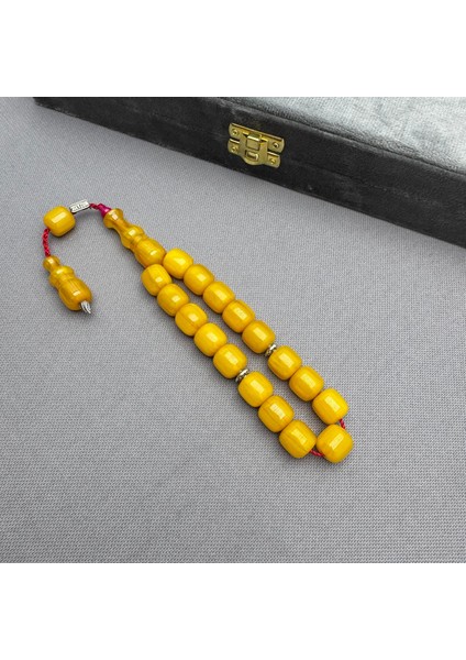 Zeyzun Usta Işçilikli Tam Bilek Boy Yoğun Dik Hareli Efe Maskot Sıkma Kehribar Tespih indirimleri