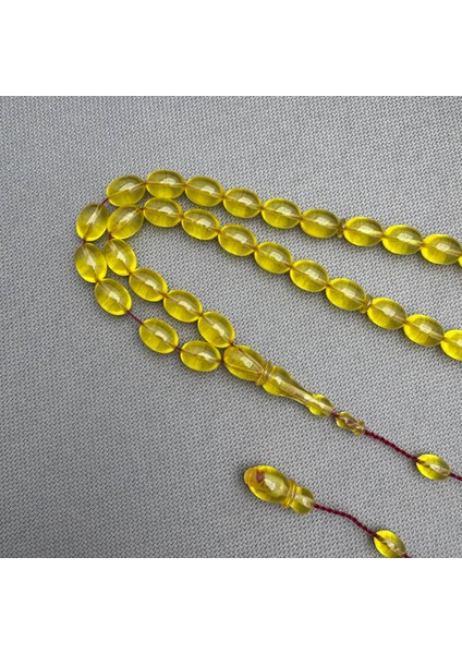 Usta Işçilikli Sistem Dizayn Sarı Buğulu Hamur Sıkma Kehribar Tespih fiyatları