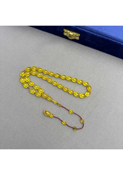 Usta Işçilikli Sistem Dizayn Sarı Buğulu Hamur Sıkma Kehribar Tespih modelleri