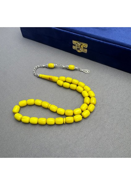 Alpaka Püsküllü Tek Sallantı Dizayn Hareli Kanayan Bağa Tespih