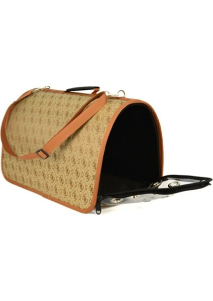 Kahverengi Kapalı Taşıma Çantası, 28X44X28 Cm, Evcil Hayvanlar Için Güvenli ve Şık fiyatları
