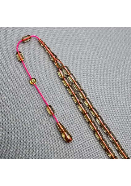 Erkan Çubukçu Usta Işçilikli Şeffaf Sıkma Kehribar Tespih fiyatları