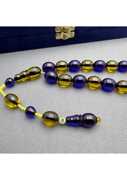 Enes Abdo Usta Işçilikli Sarı Lacivert Efe Maskot Tespih indirimleri