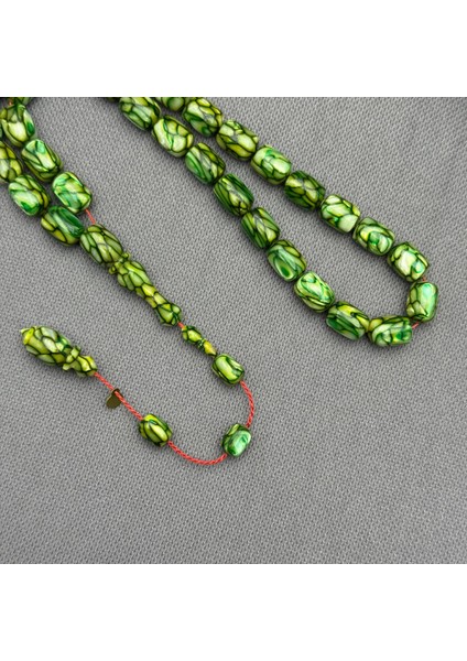 Dalgıç Usta Işçilikli Özel Seri Fransız Yeşil Galalith ( Galanit ) Tespih fırsatları