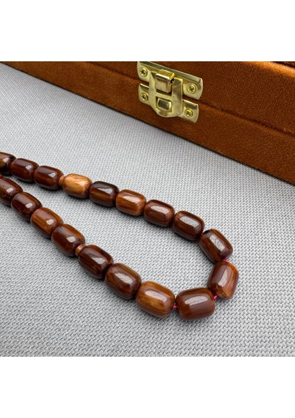 Faaris Beydun Usta Işçilikli Kahverengi Hareli Eski Çubuk Malzeme Sıkma Kehribar fiyatları