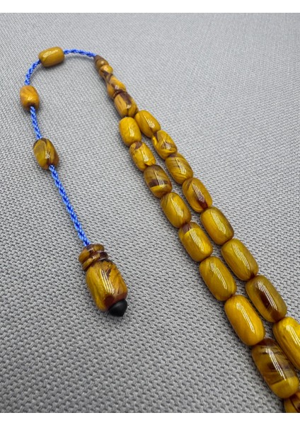 Usta Işçilikli Yoğun Hareli Tertemiz Sıkma Kehribar Tespih indirimleri