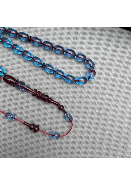 Emine Reşvani Usta Işçilikli Halkalı Imame Bordo Ip Yolu Özel Tasarım Sıkma Kehribar Tespih fırsatları