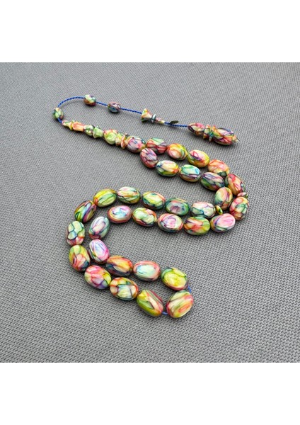 Dalgıç Usta Usta Işçilikli Özel Seri Multi Color Fransız Galalith ( Galanit ) Tespih fırsatları