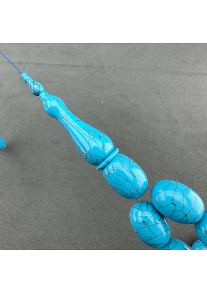 Cem Bülbül Dev Boy Tek Parçadan Arizona Firuze Özel Üretim Tespih fırsatları