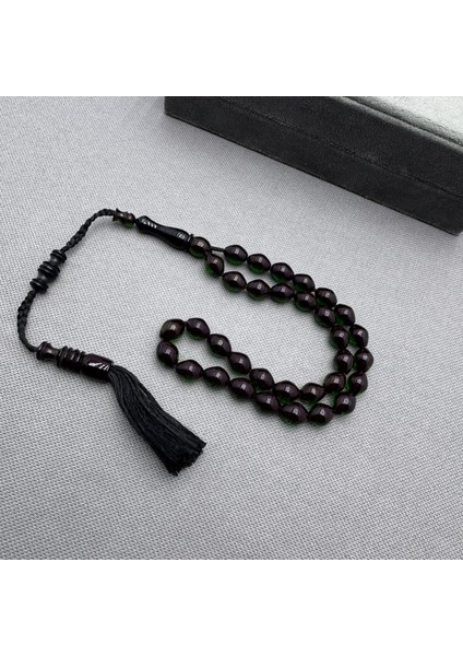 Püsküllü Havşa Delim Sıkma Kehribar Tespih fiyatları