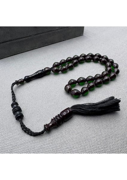 Püsküllü Havşa Delim Sıkma Kehribar Tespih modelleri