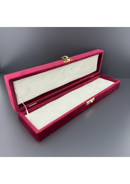 Bordo Kadife Tespih Kutusu