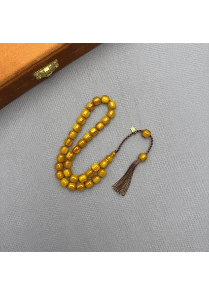 Osama Omari Usta Işçilikli Oturtma Imameli Dik Damar Hareli Sıkma Kehribar Tespih modelleri