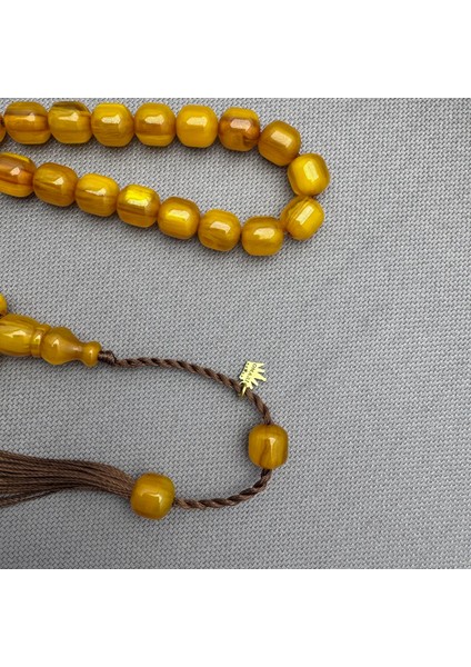 Osama Omari Usta Işçilikli Oturtma Imameli Dik Damar Hareli Sıkma Kehribar Tespih fırsatları