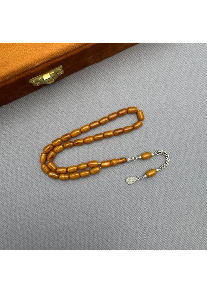 Alpaka Püsküllü Bürokrat Bilek Boy Hareli Sütlü Kahve Sıkma Kehribar Tespih fırsatları