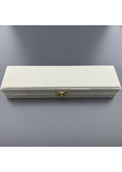 Kırık Beyaz Kadife Tespih Kutusu fiyatları