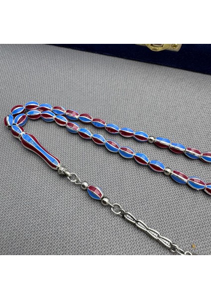 Mineli Bordo Mavi Taraftar Tespih indirimleri