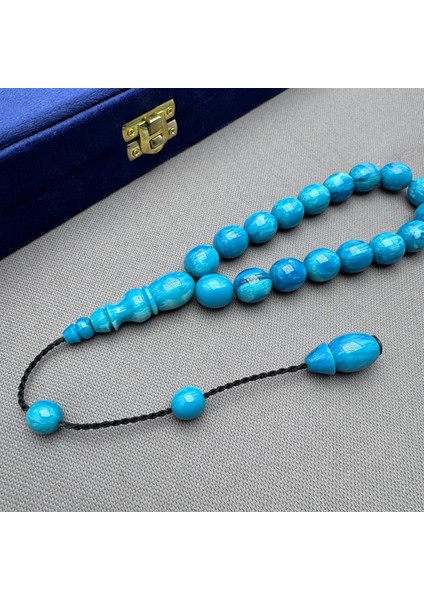 Sistemli Yoğun Hare Desenli Turkuaz Efe Maskot Tespih indirimleri