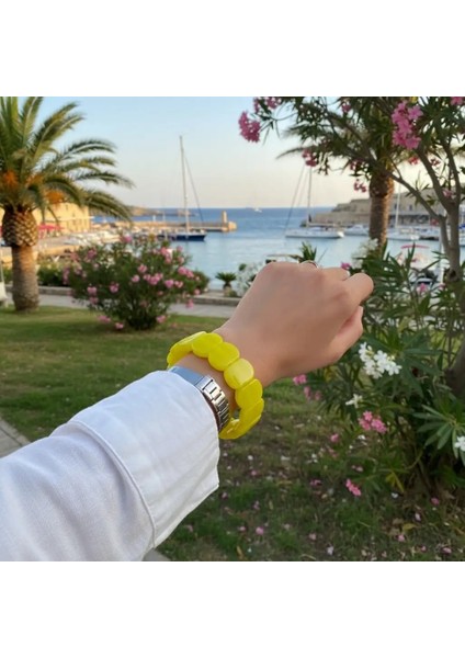 Yetişkin Sıkma Kehribar Limon Sarısı Unisex Yetişkin Kehribar Bileklik modelleri