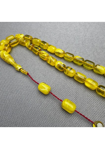 Kemal Kuş Usta Işçilikli Yoğun Hareli Alman Sıkma Kehribar Tespih fiyatları