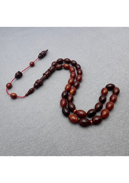 Usta Işçilikli Halkalı Imame Yoğun Hareli Sıkma Kehribar Tespih fiyatları