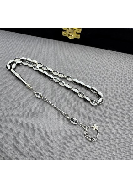 Mineli Siyah Beyaz Taraftar Tespih