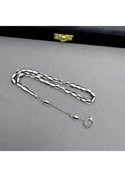 Mineli Siyah Beyaz Taraftar Tespih modelleri