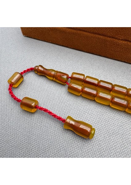 Buğulu Hamur Dik Damar Hareli Kapsül Kesim Alman Sıkma Kehribar Tespih