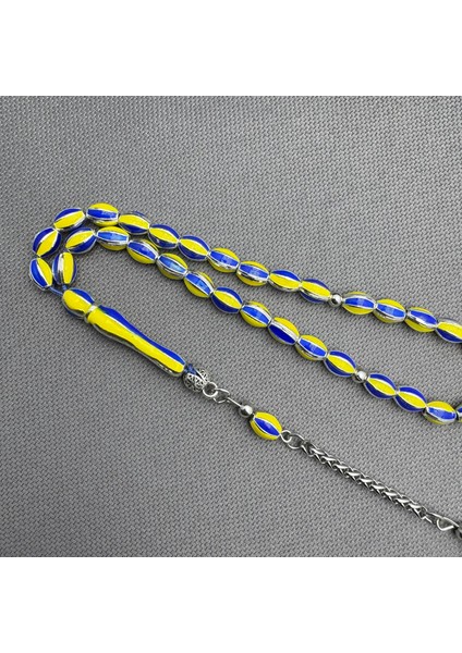 Mineli Sarı Lacivert Taraftar Tespih fiyatları