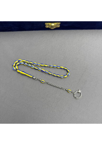 Mineli Sarı Lacivert Taraftar Tespih fırsatları