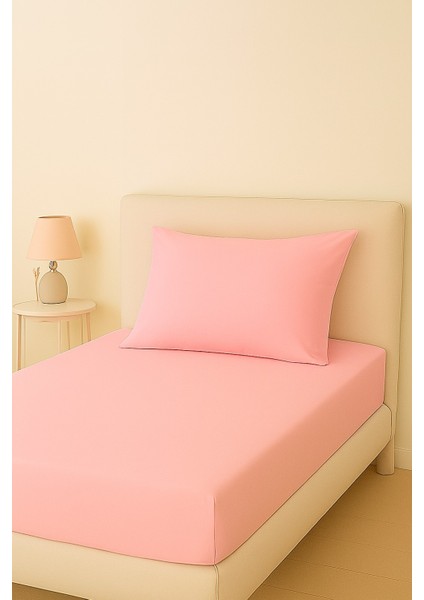 100*200 63 Tel Pamuklu Tek Kişilik Lastikli Çarşaf