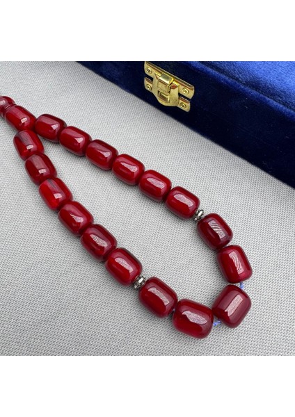 Zeyzun Usta Işçilikli Osmanlı Benzetme Vişne Bordo Hareli Kapsül Kesim Maskot Efe Boy Tespih indirimleri