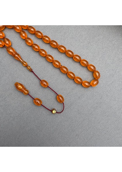 Usta Işçilikli Sistem Dizayn Turuncu Buğulu Hamur Sıkma Kehribar Tespih modelleri