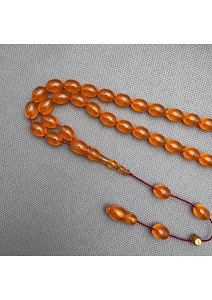 Usta Işçilikli Sistem Dizayn Turuncu Buğulu Hamur Sıkma Kehribar Tespih fırsatları