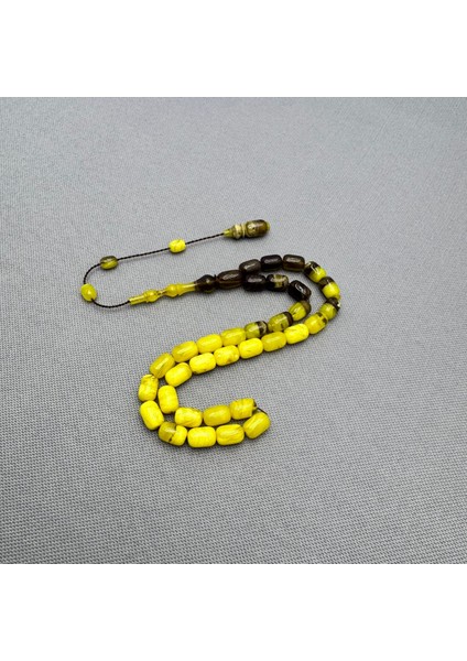 Usta Işçilikli Yoğun Hareli Renk Süzmesi Sıkma Kehribar Tespih fiyatları