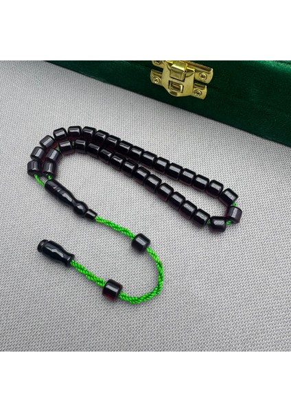 Sistem Dizayn Mısır Tane Kesim Bilek Boy Vişne Kırmızı Sıkma Kehribar Tespih modelleri