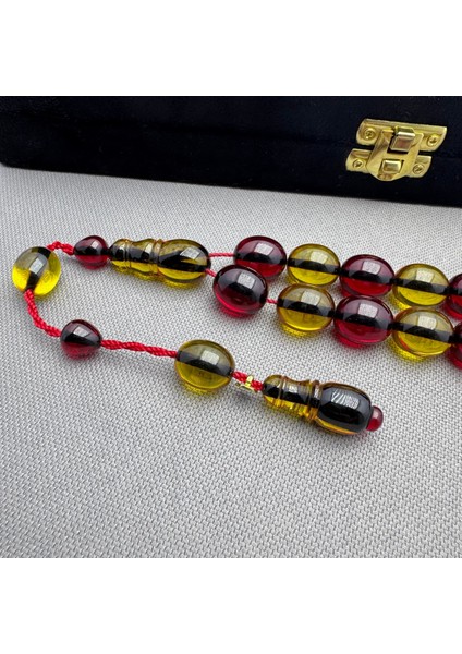 Enes Abdo Usta Işçilikli Sarı Kırmızı Efe Maskot Tespih fiyatları