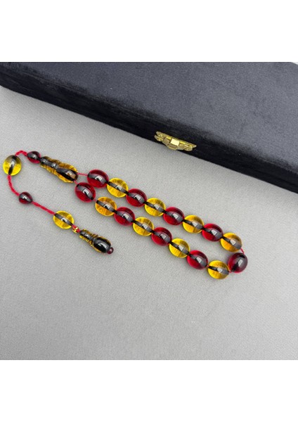 Enes Abdo Usta Işçilikli Sarı Kırmızı Efe Maskot Tespih modelleri