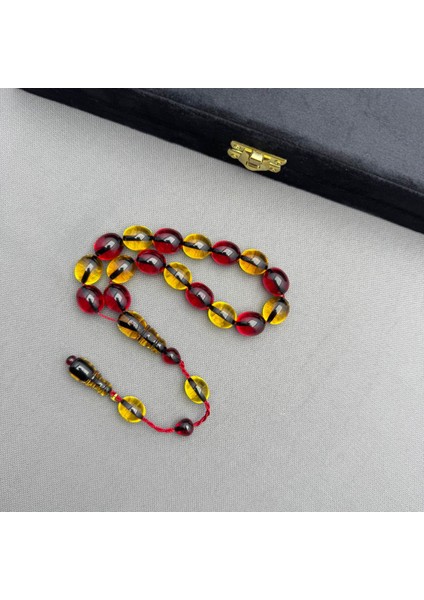 Enes Abdo Usta Işçilikli Sarı Kırmızı Efe Maskot Tespih fırsatları