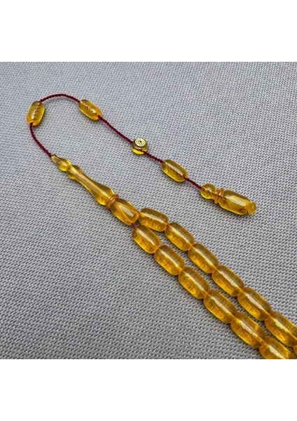 Erkan Çubukçu Usta Sarı Sıkma Kehribar Tespih fırsatları