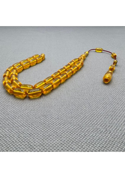 Erkan Çubukçu Usta Sarı Sıkma Kehribar Tespih indirimleri