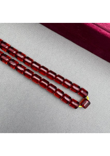 Şükrü Baba Usta Işçilikli Kızıl Kapsül Model Alman Sıkma Kehribar Tespih fırsatları