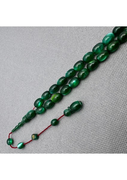 Hikmet Al Said Usta Işçilikli Simli Sıkma Kehribar Tespih indirimleri