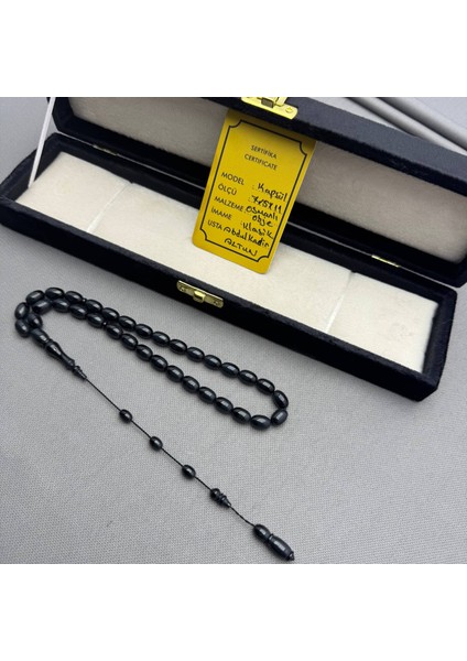 Abdulkadir Altun 7.5X11MM Osmanlı Obje Kapsül Model Anstrasit Desenli Tespih