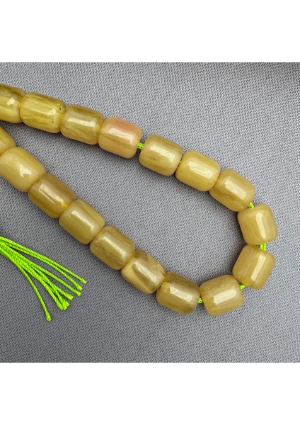 Sistemli Sarı Dik Damar Hareli Efe Maskot Tespih modelleri