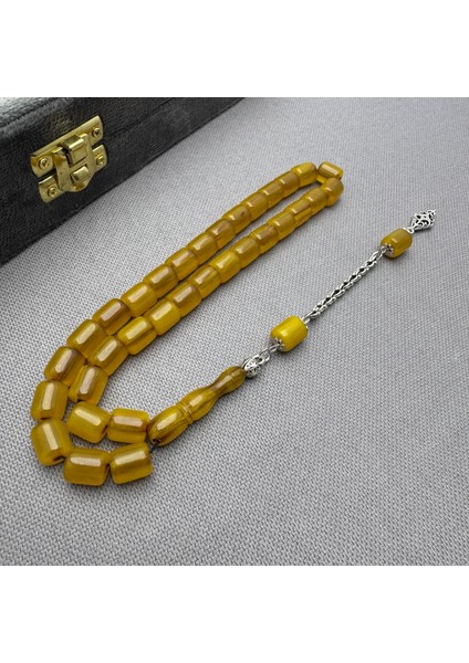 Havşa Delim Kolye Benzetme Dik Damar Hareli Renk Alan Özel Hamur Sıkma Kehribar Tespih