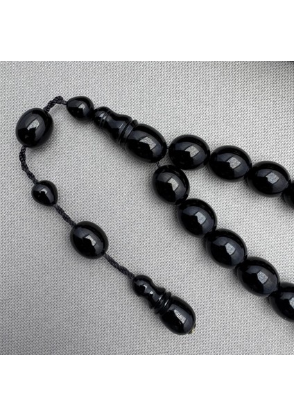 Enes Abdo Usta Işçilikli Bordo Siyah Maskot Efe Sıkma Kehribar Tespih fiyatları