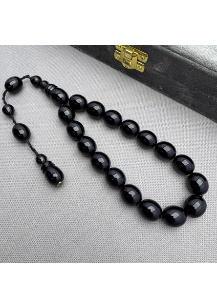 Enes Abdo Usta Işçilikli Bordo Siyah Maskot Efe Sıkma Kehribar Tespih indirimleri